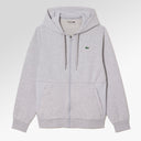 Lacoste Men's Classic Fit Mesh Panels Zip-Up Sweatshirt In Grey