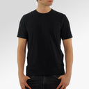 Rich Cotton SLIM FIT ROUND NECK T-SHIRT In Black