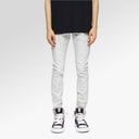 Purple Brand P001 Skinny Coated Jeans In Superlight Grey