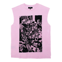 Purple Brand Textured Sleeveless In Pink