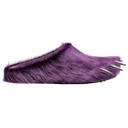 Bravest Studios Purple Bear Claw Mules