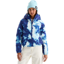 The North Face Women’s Hydrenalite™ Down Hoodie In Bold Blue Granitic Print