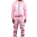 Forever Situated Sweatsuit In Pink