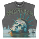 Godspeed Sunken Liberty Sleeveless T-shirt In Black