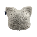 Arkyve White Seal Crochet Cat Hat