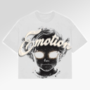 Mixed Emotions White “Pearl” Cropped Tee