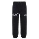 Off-White Black Bookish Scarf Cuffed Sweatpants