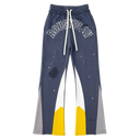 Rough Play Sweatpants In Navy/Yellow
