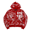 Mixed Emotions Red "Graffiti" Hoodie