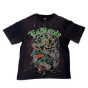 ED HARDY Black Rose Boxy Tee ( Sunfade Grey )