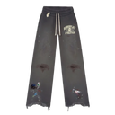 Rough Play Crew Neck Set In Grey/Tan