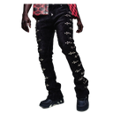 Guapi Black Velvet Aviation Clasp Pants