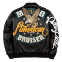 Pelle Pelle American Bruiser Plush Jacket In Black