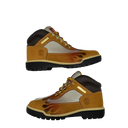Flame Field Boots In Wheat (Red Flames)