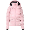Mackage MADALYN-GLO High-Gloss Down Jacket With Removable Hood In Soft Pink