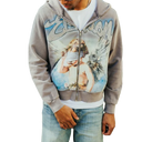 Mixed Emotions Grey “Rhinestone” Hoodie