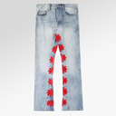 Lost Shdws Denim Pant Blue/Red