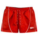 ROUGHPLAY Red Pipe Shorts