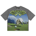 Godspeed Green Reaper T-Shirt (Grey Wash)