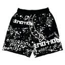 Mixed Emotions Black "Graffiti" Shorts