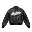 Vanson X Fly Geenius "Harlem" Bomber Jacket In Black
