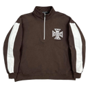 Mixed Emotions Brown Quarter Sweatsuit