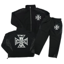 Mixed Emotions Black Classic Nylon Suit