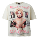 Lost Intricacy Queen Of Pop T-shirt In Cream