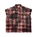 BLDg 4. Arc Sleeveless Woven Shirt in Red Plaid