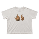 ARRIVAL FU DESTROYED TEE (WHITE)