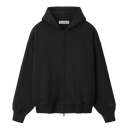 Essentials Fear Of God SS26 Classic Zip-Up Hoodie In Black