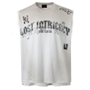 Lost Intricacy White NYC Arch Logo Sleeveless T-Shirt