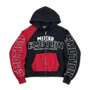 Mixed Emotions Red "Split Decision" Hoodie