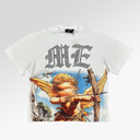 Mixed Emotions White Angel Rhinestone Tee