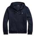 Polo Ralph Lauren Double-Knit Full-Zip Hoodie In Aviator Navy