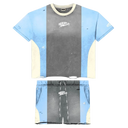 ROUGHPLAY SHORT SET in BLUE/GREY