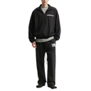 Essentials Fear of God x NBA Black Half-Zip Track Suit