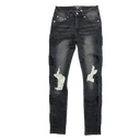 Mixed Emotions ‘Midnight’ Monogram Denim