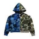 Rough Play Camo Hoodie (Blue x Green)