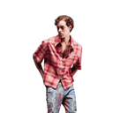 Guapi Desert Rose Plaid Shirt