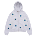 Arkyve Blue Star Crochet Patch Sweatshirt