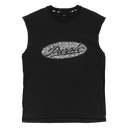 Purple Brand Mens Textured Jersey Tank Top in Black