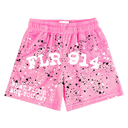 Floor914 Powder Pink Splatter Shorts