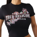 True Religion Crystal Snake Baby Tee