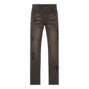 RTA BRYANT SKINNY JEAN | MOCHA DRIFT CROSS PATCH
