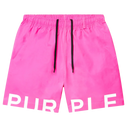 Purple Brand Wordmark Cut All Around Short