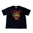 ED HARDY Limited Edition - Retro Tiger Rhinestone Tee ( Black )