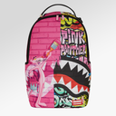 Sprayground Pink Panther Painting Over Graffiti DLXR Backpack