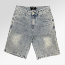 Mixed Emotions ‘Paisley’ Denim Blue Shorts