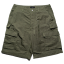 Purple Brand Woven Cargo Shorts In Military Green